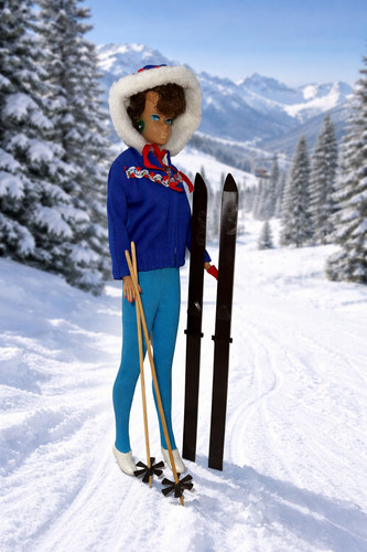 Tenue barbie ski queen - tenue,