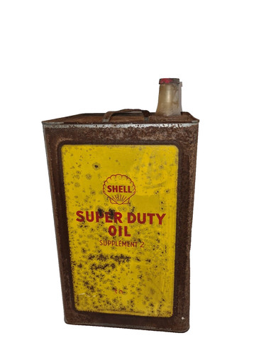 Ancien bidon huile shell - bidon, 30