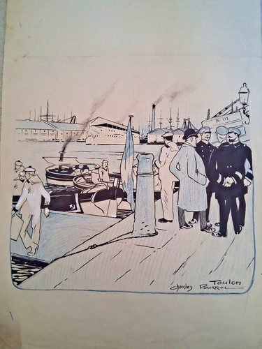 Dessin original signé charles - signé,