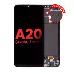 Oled assembly with - frame, for