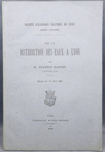 Distribution des eaux a - distribution,