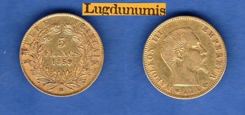 Francs napoléon iii - or, t
