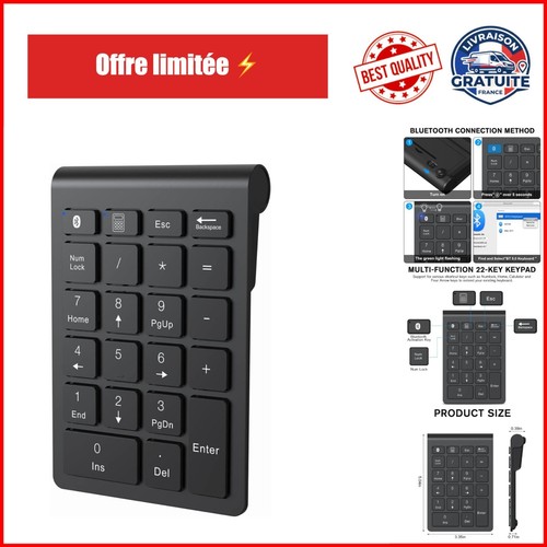 Clavier numérique sans fil - clavier,