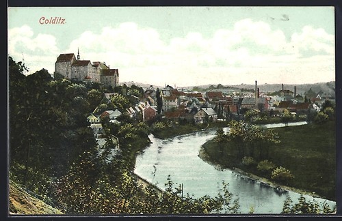 Colditz vue partielle - colditz,, avec