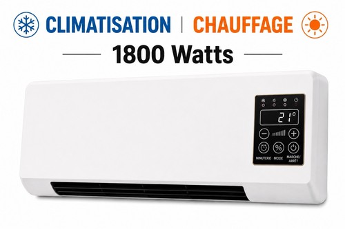 Climatiseur mural 1800w 1 - 2, en