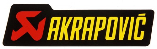 Autocollant akrapovic 120 - autocollant, mm