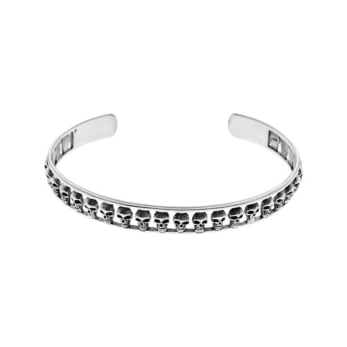 Argent sterling harley crâne - argent,