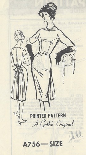 Robe vintage années 1950 - robe,