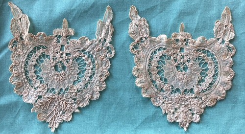 Fine dentelle ancienne lot de - dentelle, ancienne,