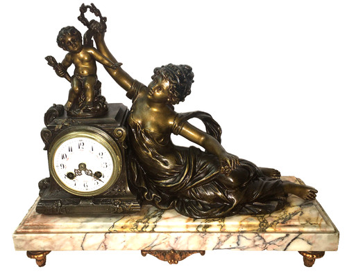Grande pendule signée - grande,