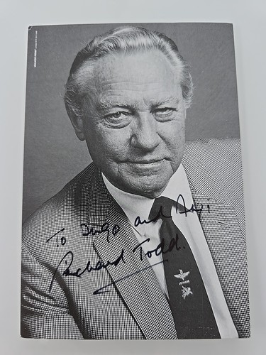 Richard todd autographe signé - todd,