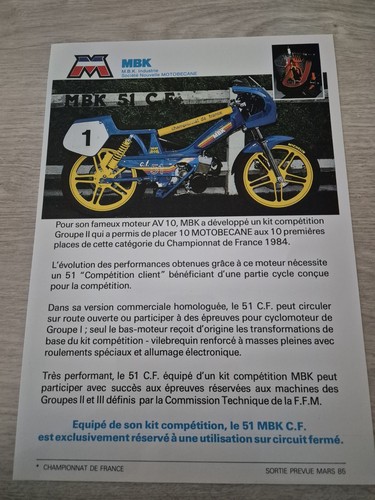 Brochure motobecane mbk magnum - brochure,