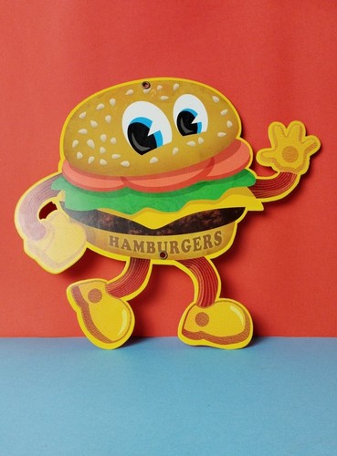 Plaque publicitaire - 🍔,