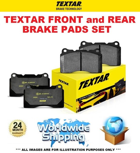 Textar front rear - front, pads