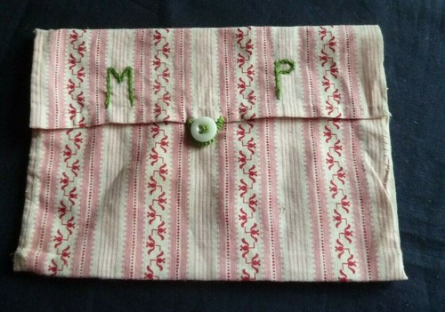 Ancienne pochette tissu