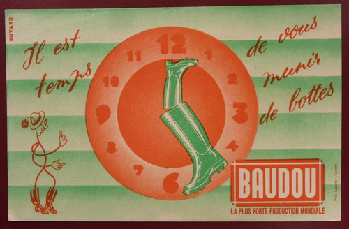 Buvard baudou bottes - buvard,
