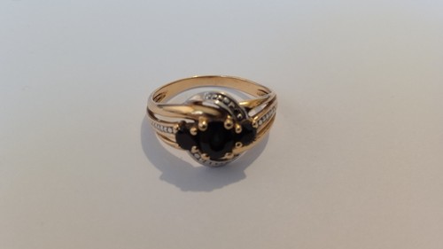 Bague 3 saphirs - bague, 18