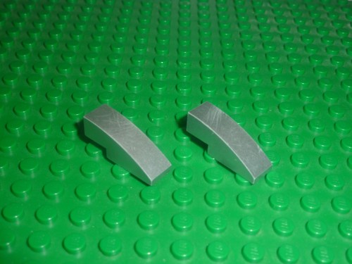 Lego metalic silver slope - metalic,