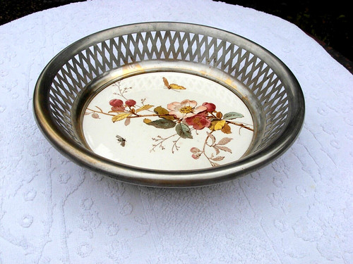 Assiette panier pain ancien - à,