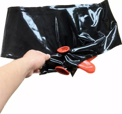 Latex gummi briefs - with, two
