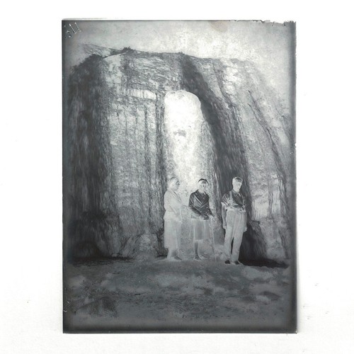 Ancienne plaque photo - , verre