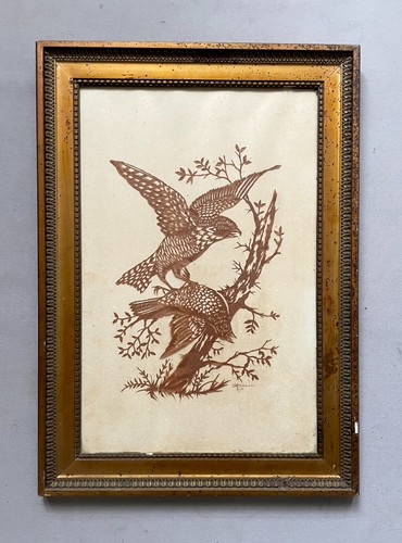 Oiseaux découpis papier - découpis, de