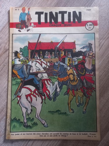 Fascicule tintin 5 - tintin, n°