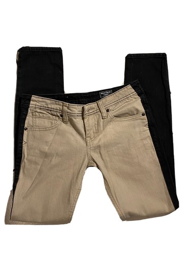 Jean color noir crème - bi,