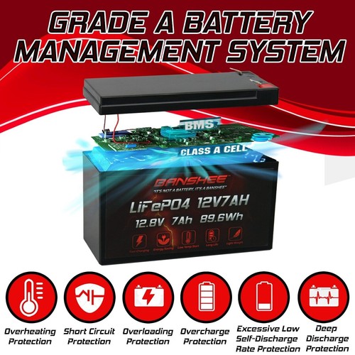 Lithium lifepo4 7ah - 7ah, or