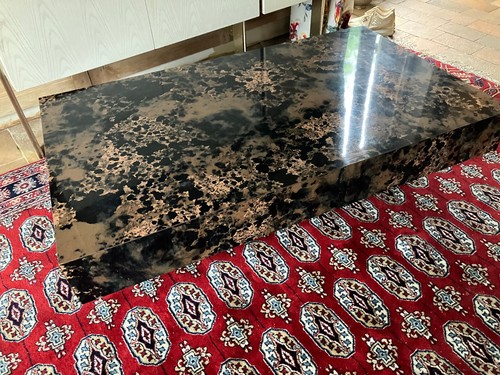 Table basse 1970 guy lefevre