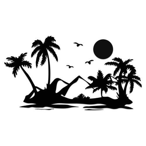 Kit autocollants plage - d'autocollants,