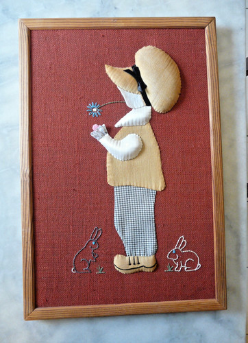 Cadre tableau tissus - , à