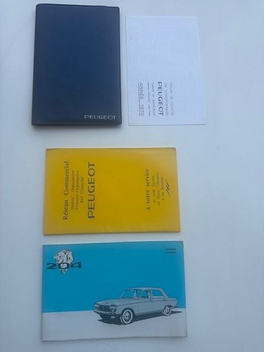 Peugeot 204 notices - 204, conduite