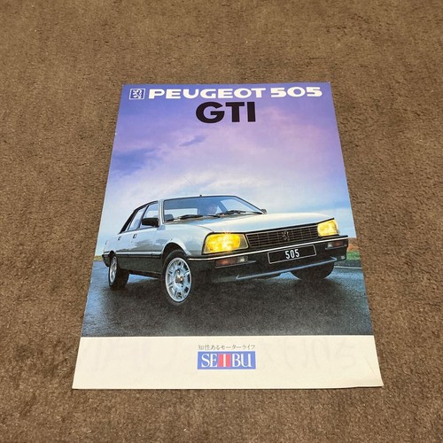 Peugeot 505gti old - 505gti, catalog