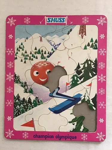 Puzzle vintage mascotte jeux - mascotte,