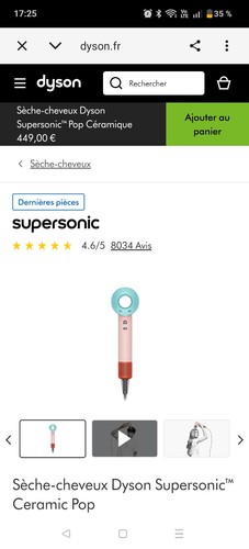 Dyson supersonic 1600w - supersonic,