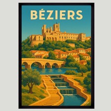 Affiche Poster mural BÉZIERS