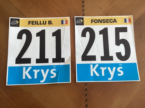 Cyclisme dossards tour - 2,