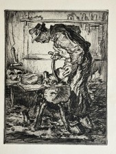 Georges Gobo gravure eau forte