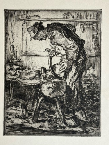 Georges gobo gravure eau - gravure, forte