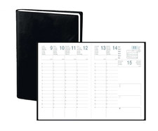Exdi Mercure 1 Agenda Semainier civil 2026, Noir, Format : 21x27cm Neuf.