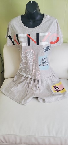 Kenzo teen grey tiger logo - kenzo,