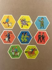 Tintin : 8 adhésifs "La vache