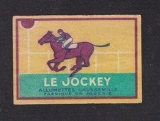 Ancienne étiquette allumettes Belgique BN110671 Le Jockey Caussemille Algérie 
