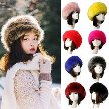 Bonnet D'hiver En Fausse Fourrure Russe Pour Femme Bonnet Épais Et Chaud  /