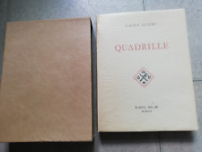 SACHA GUITRY"QUADRILLE"RAOUL SOLAR.COFFRET.1954-EX.Nté.ILL.TOUCHAGUES.TTBE