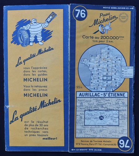 Carte michelin aurillac st - michelin,