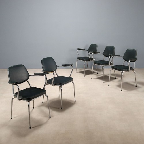Chaises vintage simili cuir - simili,