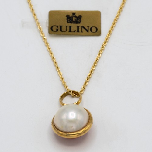 Collier jaune 18 - en, carats