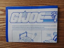  GI. Joe, héros sans frontières, Cobra HISS instructions, action figure Hasbro